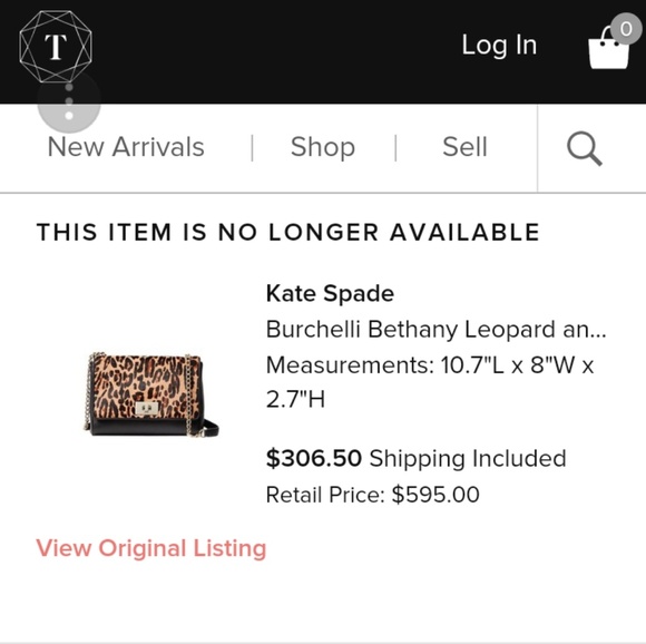 ♤Kate Spade Burchelli Bethany purse♤ - Picture 8 of 8